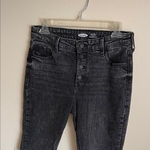 NWOT Old Navy Women's Dark Gray High Rise Jeans